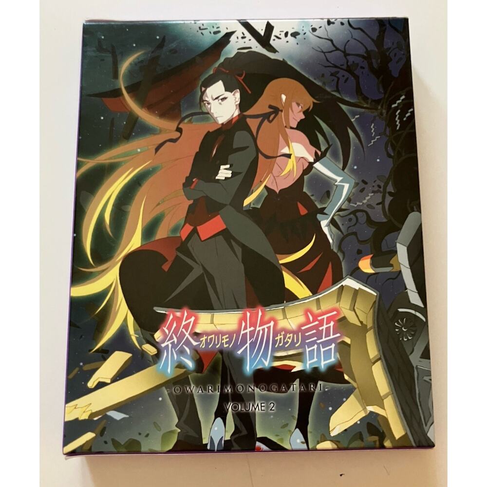 Owarimonogatari Volume 2 Blu-ray With Postcards. EUC
